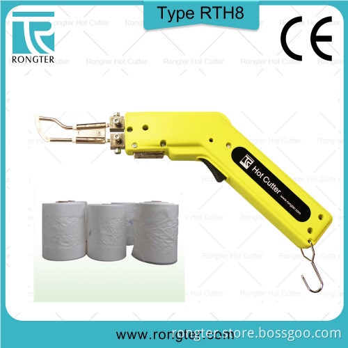 110V Transparent Textile Fabric Package Hot Knife Scissors